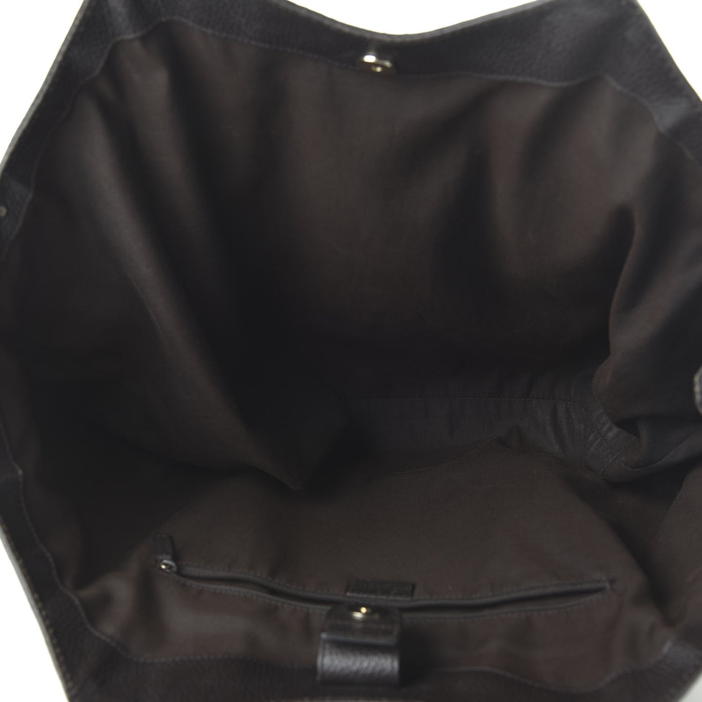 Monogram Dollar Calfskin Large Sukey Tote Beige Ebony Testa di Moro