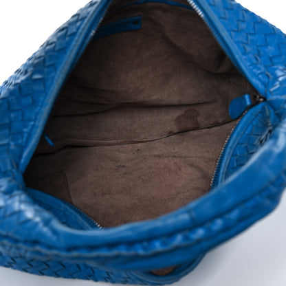 Bottega Veneta Nappa Intrecciato Large Veneta Hobo Signal Blue 4 of 14
