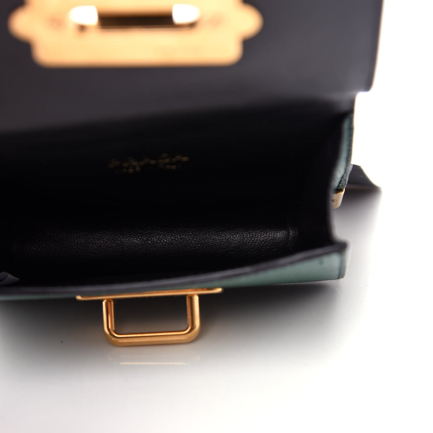 Saffiano Astrology Mini Cahier Bag Black