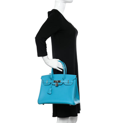 Hermes Epsom Birkin 30 Bleu du Nord 2 of 12