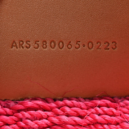Saint Laurent Raffia Medium Monogram Kate Satchel Pink Glow 7 of 10