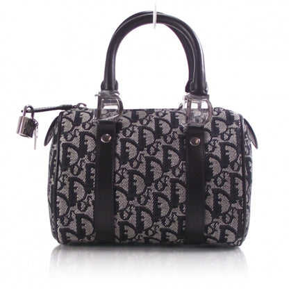 Christian Dior Monogram Small Boston Black 1 of 8