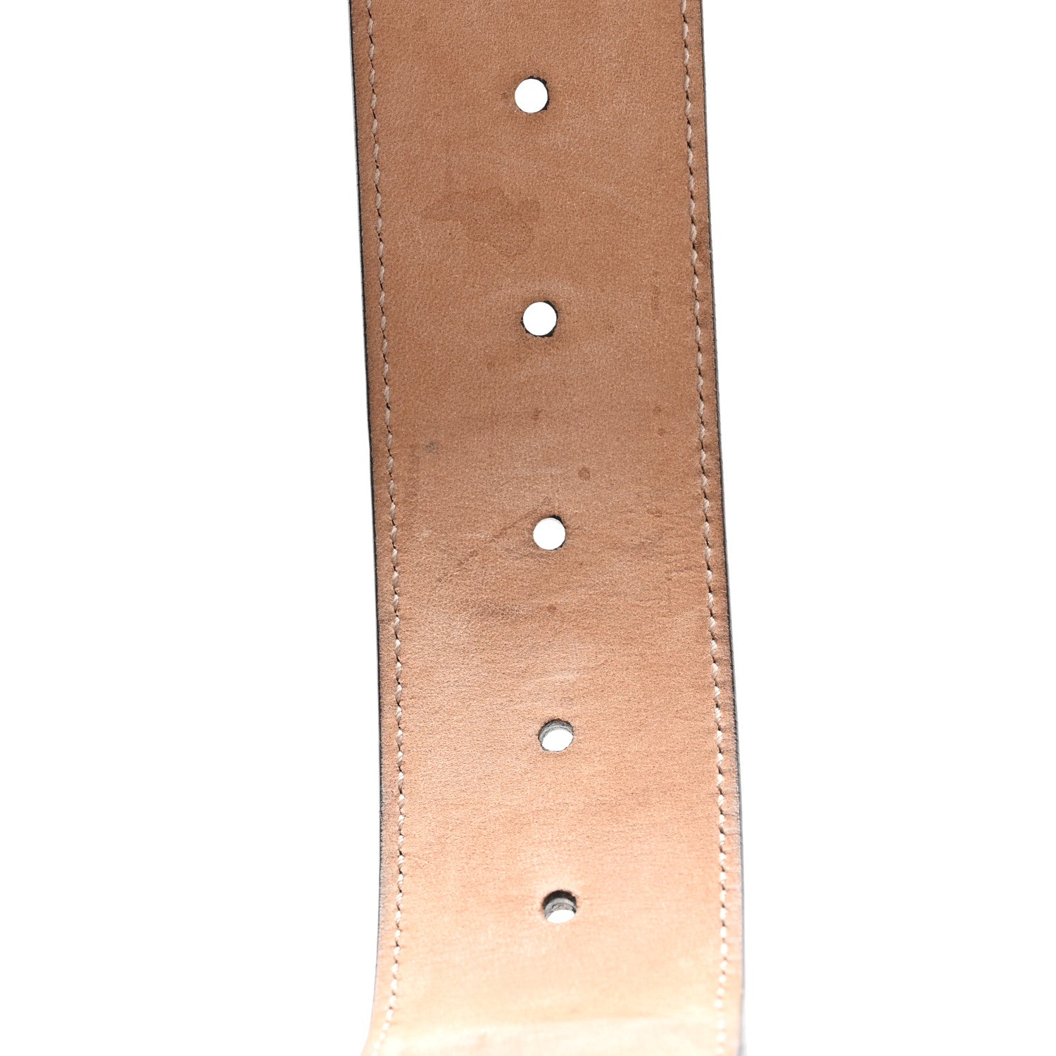 Gucci Nylon Calfskin Double G Web 40mm Belt 85 34 Green Red Black 4 of 6