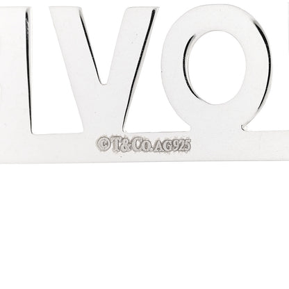 Tiffany Sterling Silver LOVE Charm 4 of 4