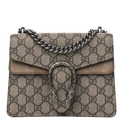 Gucci GG Supreme Monogram Mini Dionysus Shoulder Bag Taupe 1 of 4