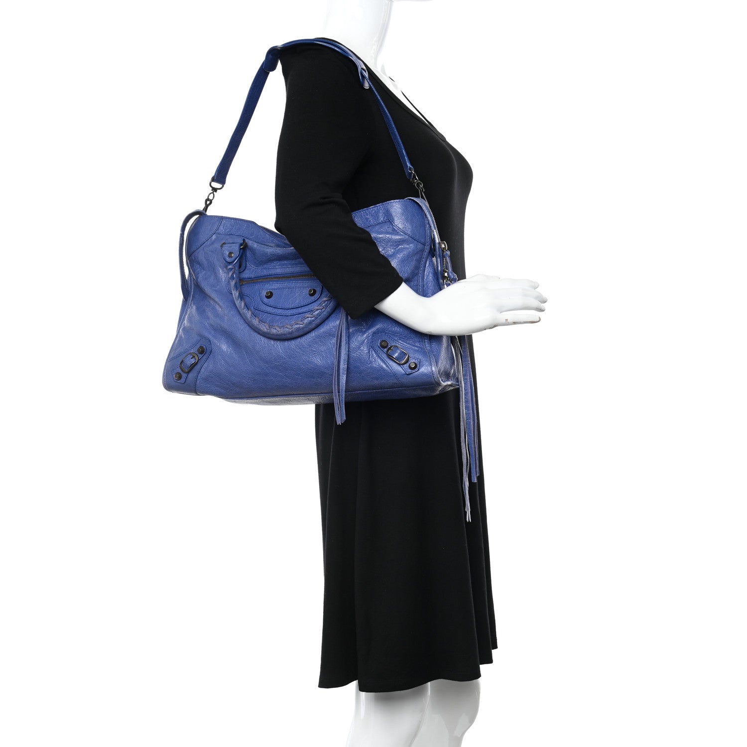 Balenciaga Agneau Classic Hardware City Bleut Bleu Glacier 2 of 10