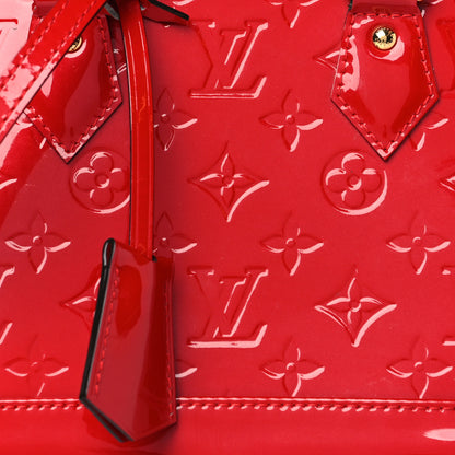 Louis Vuitton Vernis Alma BB Cherry 8 of 10
