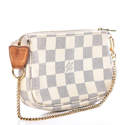Louis Vuitton Damier Azur Mini Pochette Accessories 3 of 11