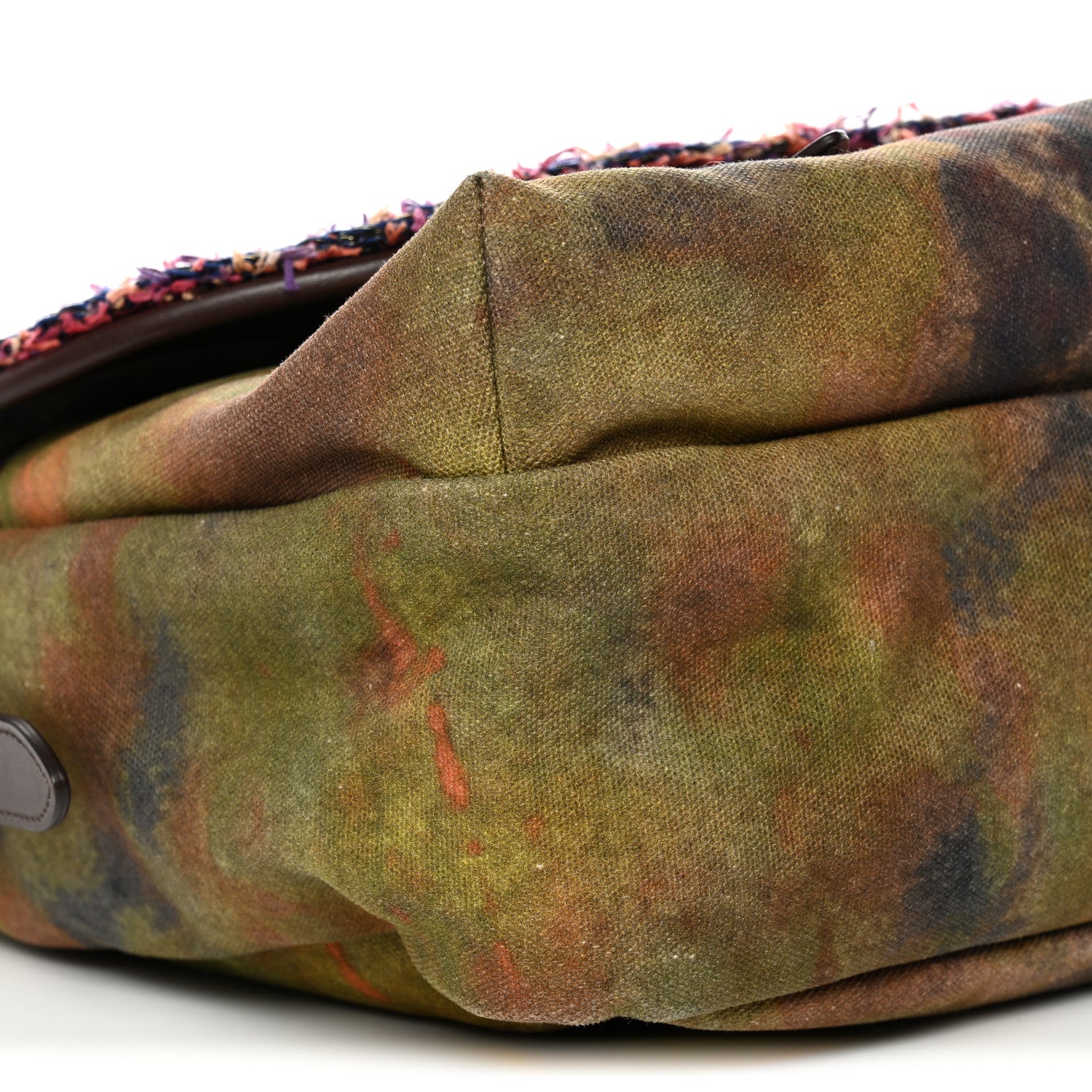 Chanel Washed Toile Large Graffiti On The Pavements Messenger Khaki Multicolor 9 of 12