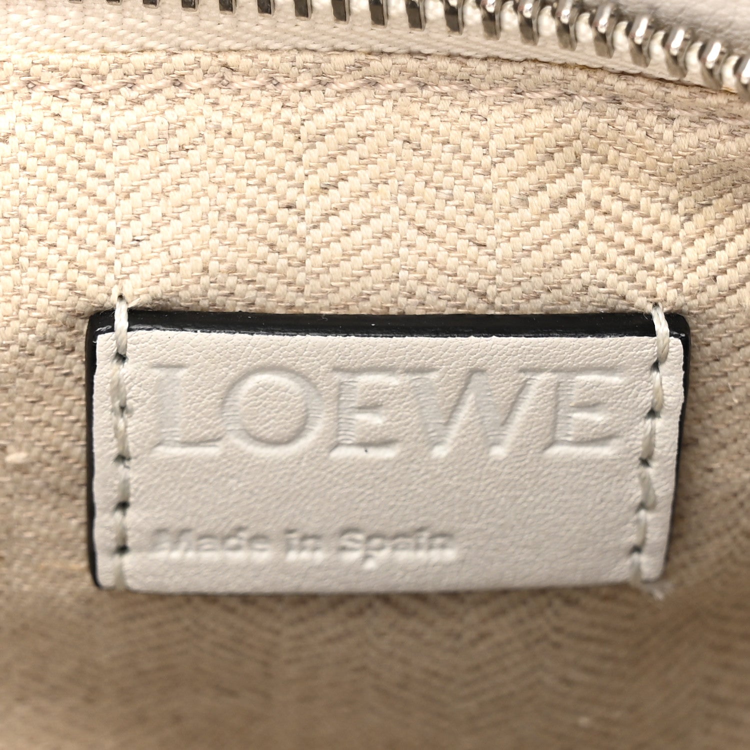 Loewe Calfskin Small Puzzle Bag White 6 of 10