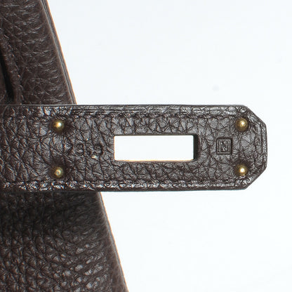 Hermes Togo Birkin 25 Chocolate 8 of 9
