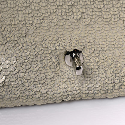 Chanel Sequin Paillette Small Flap Beige 12 of 15