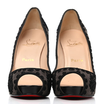 Christian Louboutin Suede Very Brode 120 Pumps 39.5 Elephant 2 of 4