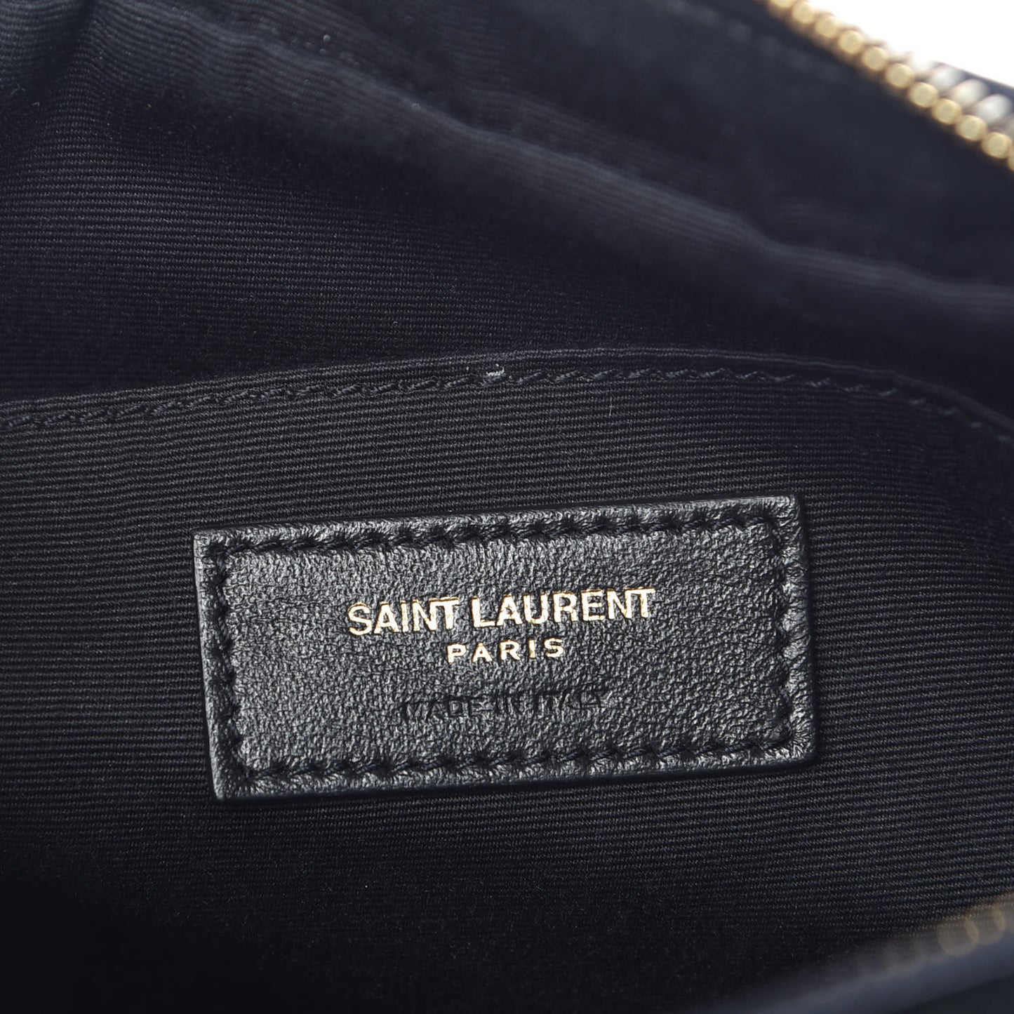 Calfskin Matelasse Monogram Lou Camera Bag Black