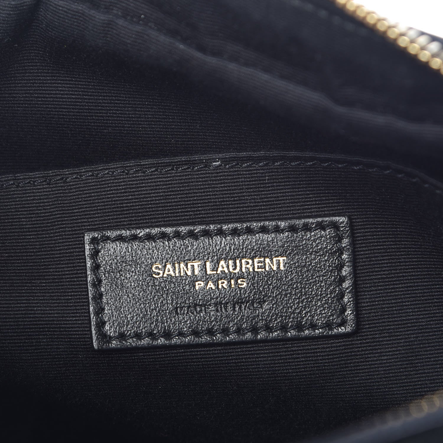 Saint Laurent Calfskin Matelasse Monogram Lou Camera Bag Black 6 of 10
