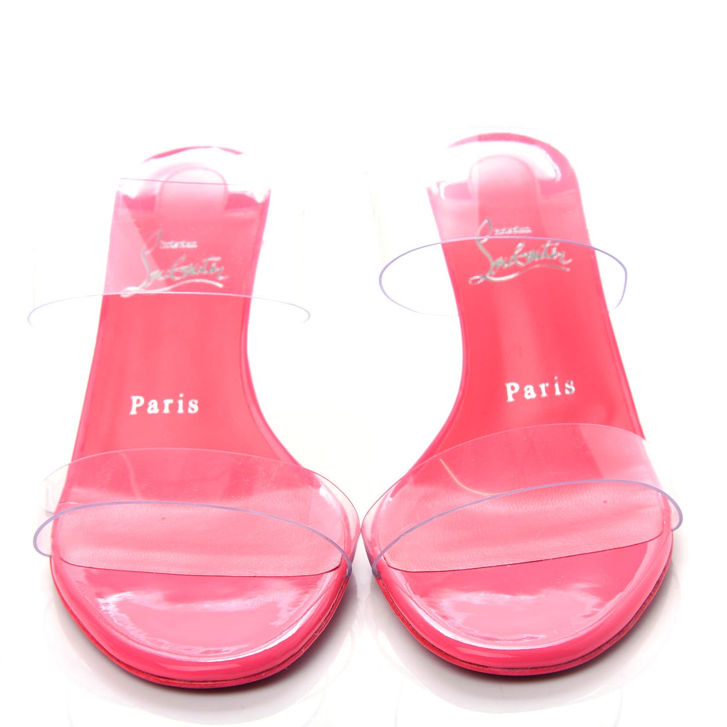 Patent PVC Just Nothing 85 Slide Sandals 37.5 Magnifique