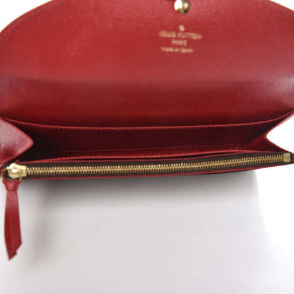 Louis Vuitton Damier Ebene Caissa Wallet Cherry 5 of 7