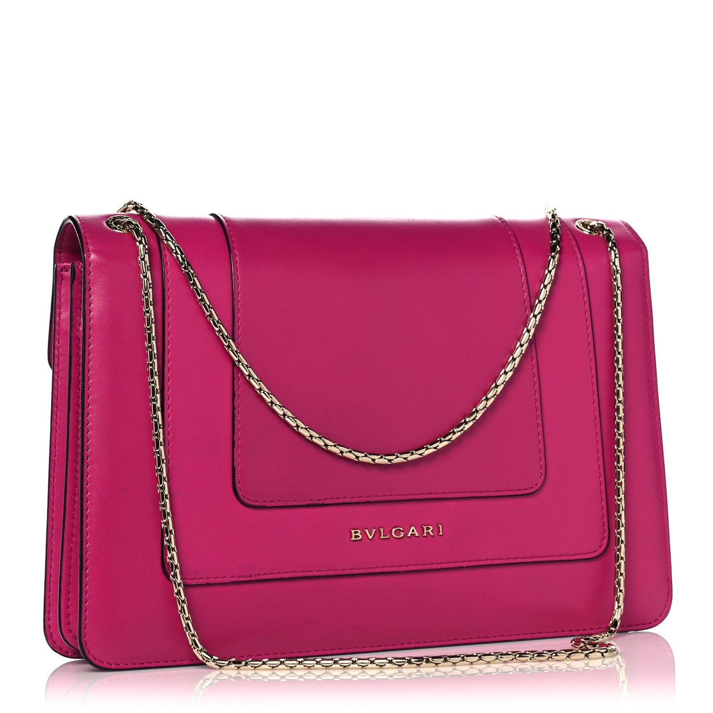 Calfskin Serpenti Forever Shoulder Bag Pink
