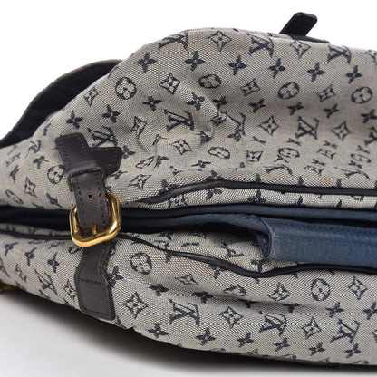 Louis Vuitton Mini Lin Sac a Langer Diaper Bag Blue 16 of 20
