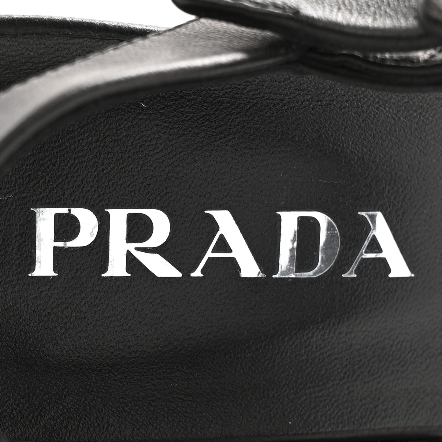 Nappa Logo Quilted Crisscross Platform 20/65mm Sandals 39.5 Black