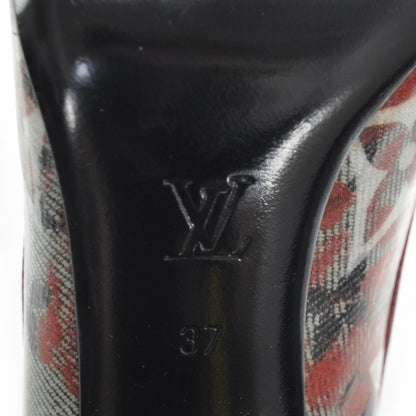 Louis Vuitton Monogram Richard Prince Flash Pulp Heels 37 6 of 8