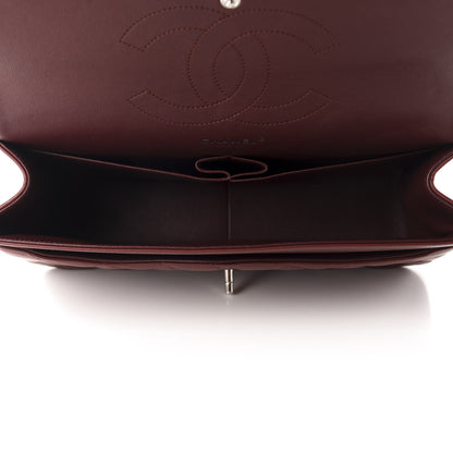 Chanel Lambskin Quilted Jumbo Double Flap Burgundy 4 of 10
