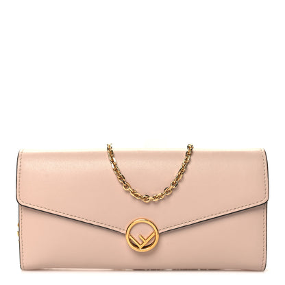 Fendi Vitello Cruise F is Fendi Continental Envelope Wallet on Chain Light Rose 1 of 11