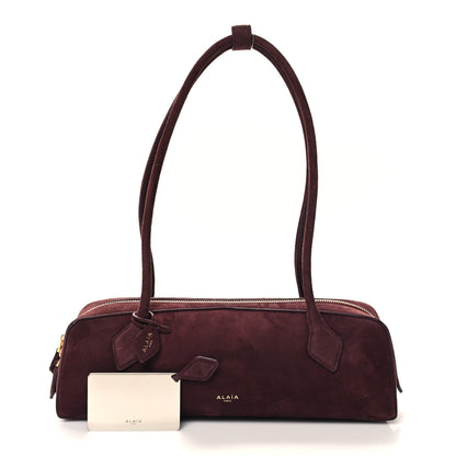 Alaia Suede Goatskin Medium Le Teckel Bag Rouge Grenat 3 of 11