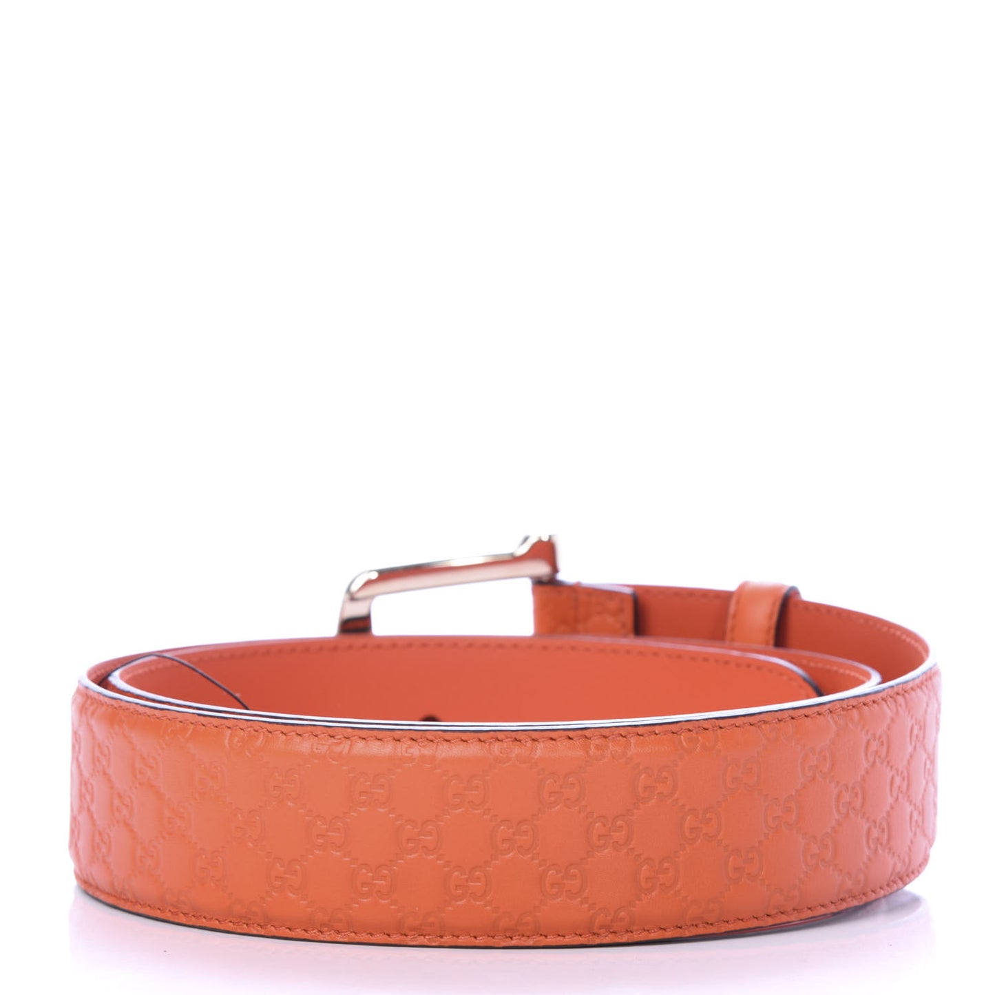 Soft Microguccissima 40mm Belt 90 36 Sun Orange