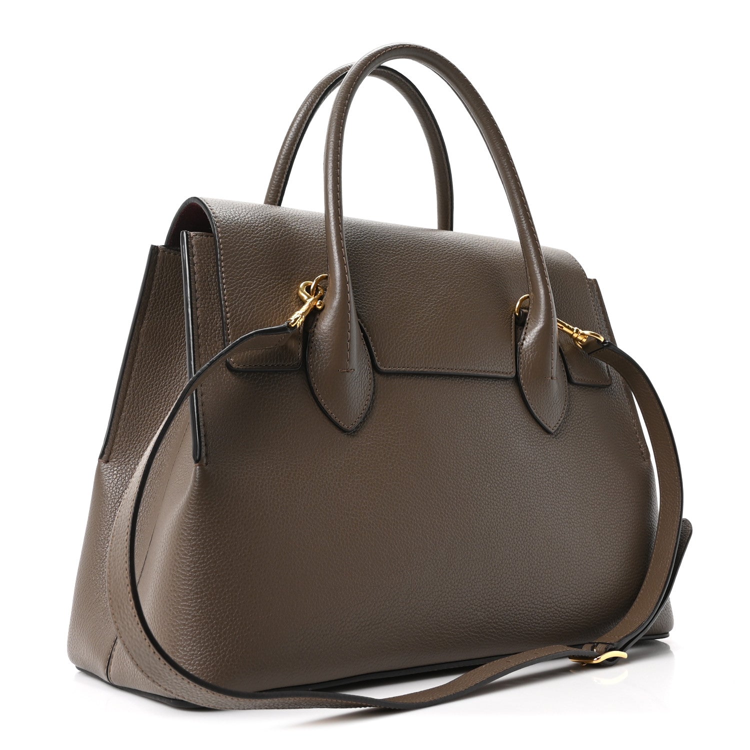 Mulberry Small Classic Grain Calfskin Seaton Clay 3 of 9