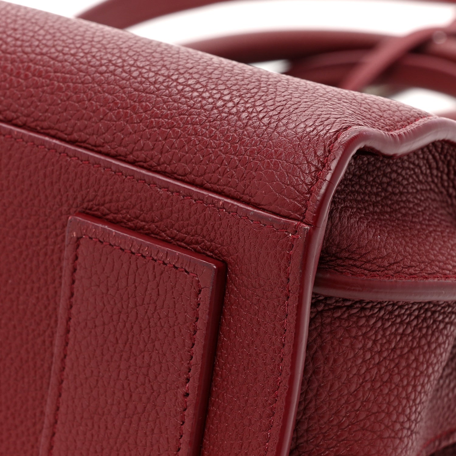 Saint Laurent Grained Calfskin Small Supple Sac De Jour Dark Pallisandre 15 of 15
