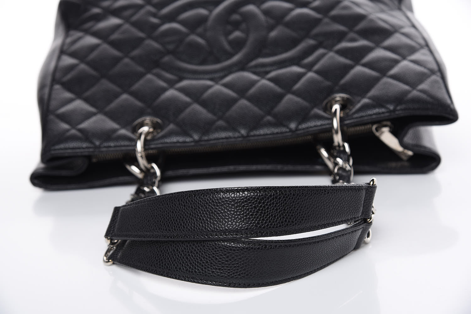 Chanel Caviar Quilted Grand Shopping Tote GST Black 10 of 10