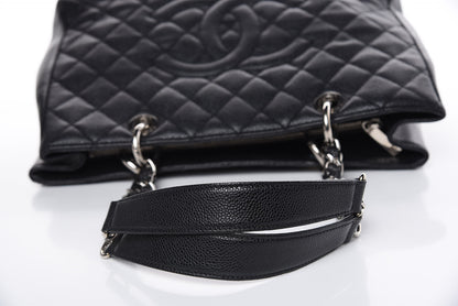 Chanel Caviar Quilted Grand Shopping Tote GST Black 10 of 10
