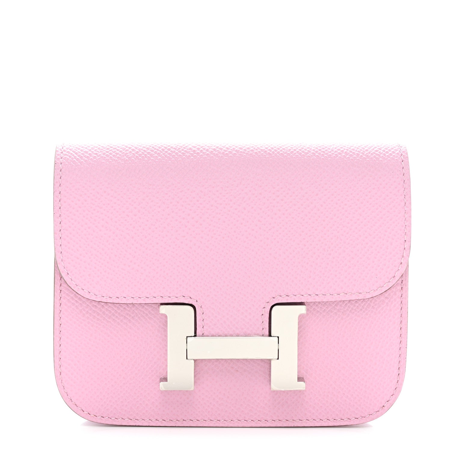 Hermes Epsom Constance Slim Wallet Mauve Sylvestre 1 of 9