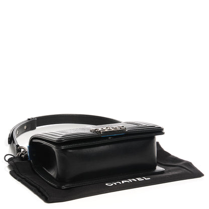 Chanel Galuchat Stingray Small Boy Flap Black 4 of 9