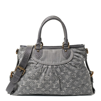 Louis Vuitton Denim Neo Cabby MM Grey 1 of 4