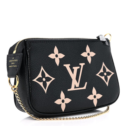 Louis Vuitton Empreinte Monogram Giant Mini Pochette Accessories Black 3 of 9