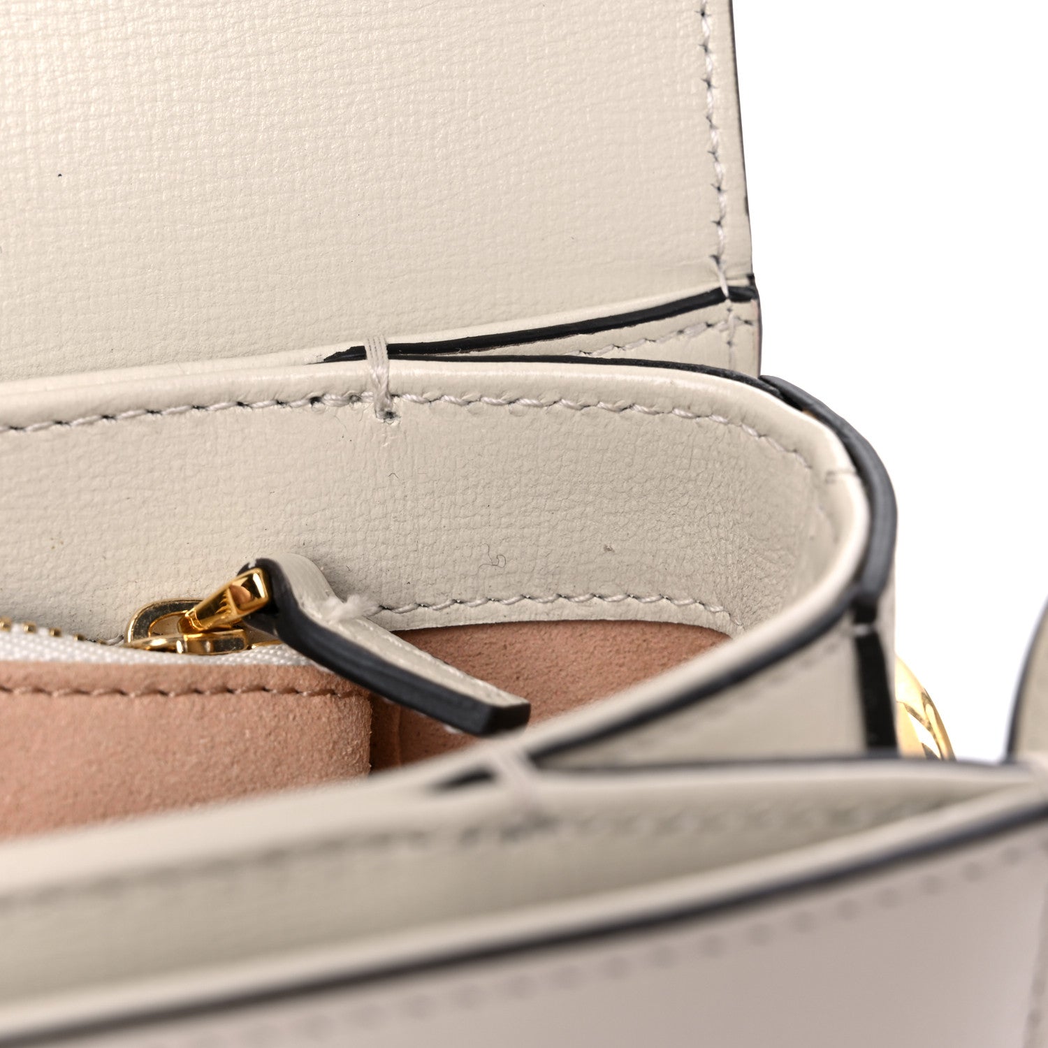 Gucci Azalea Calfskin Horsebit 1955 Shoulder Bag Mystic White 10 of 20