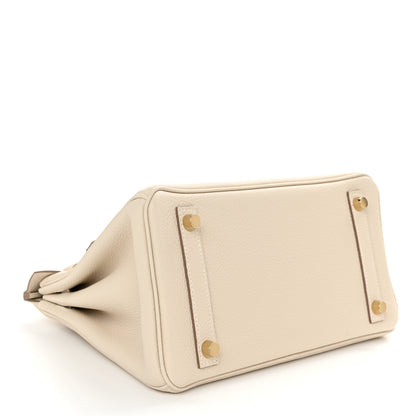 Hermes Togo Birkin 25 Craie 4 of 13