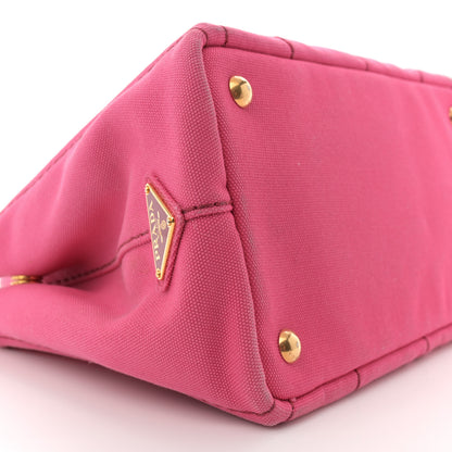 Prada Canapa Small Logo Tote Peonia 9 of 12
