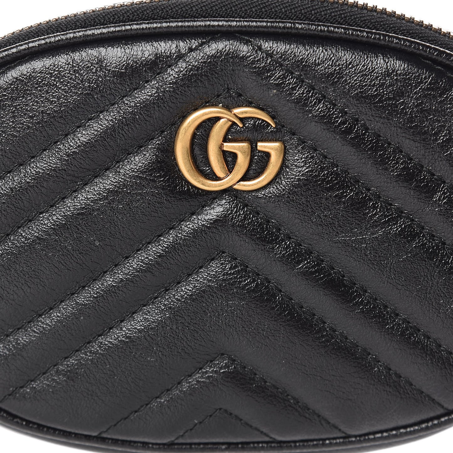 Calfskin Matelasse GG Marmont 2.0 Multi Belt Bag 85 34 Black