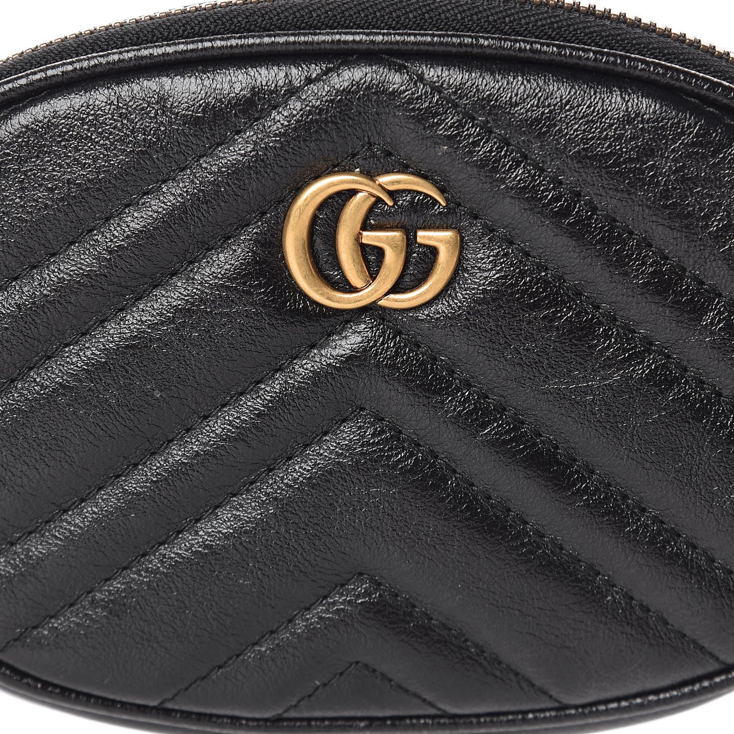 Gucci Calfskin Matelasse GG Marmont 2.0 Multi Belt Bag 85 34 Black 10 of 15