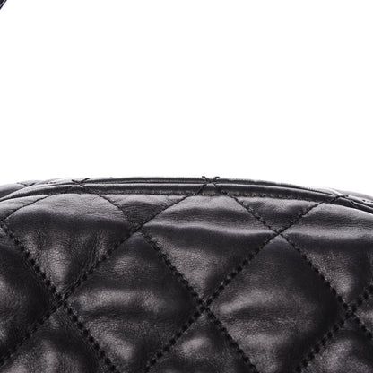 Chanel Lambskin Quilted Cloudy Bundle Hobo Black 8 of 11