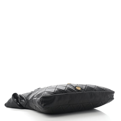 Chanel Lambskin Quilted Girl Bag Black 4 of 9