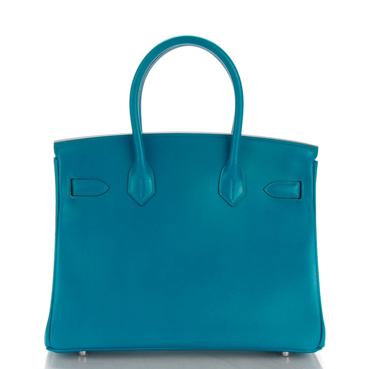 Hermes Tadelakt Birkin 30 Bleu Izmir 4 of 25