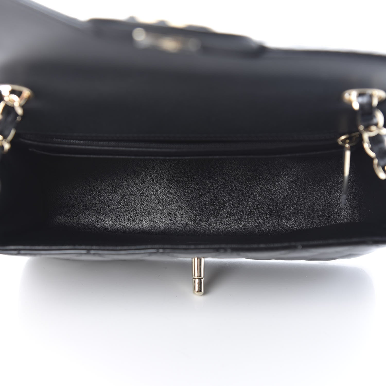 Chanel Patent Calfskin Quilted Mini Rectangular Flap Black 5 of 10