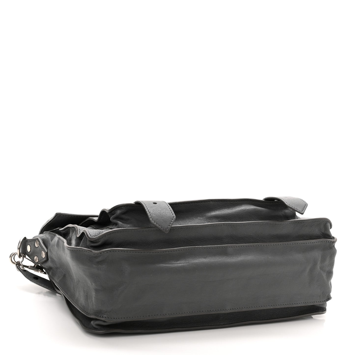 Lambskin Medium PS1 Satchel Heather Grey