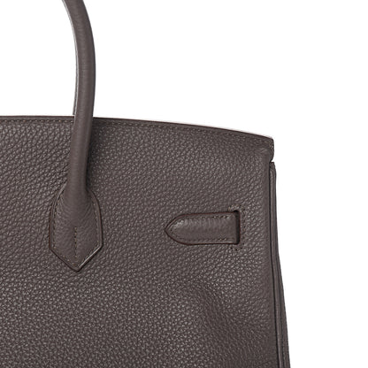 Hermes Togo Birkin 35 Etain 30 of 32