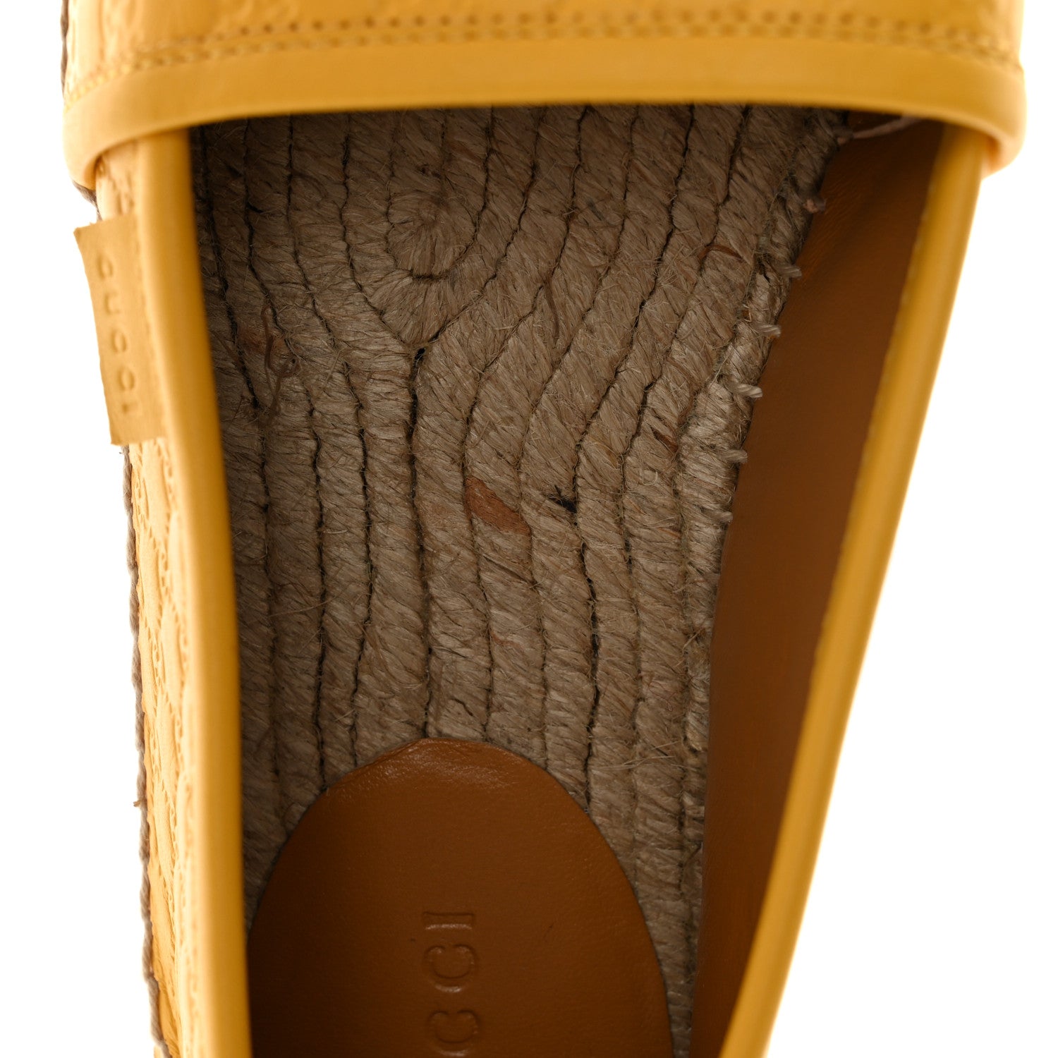 Gucci Microguccissima Soft Espadrilles 37 New Buttercup 13 of 14