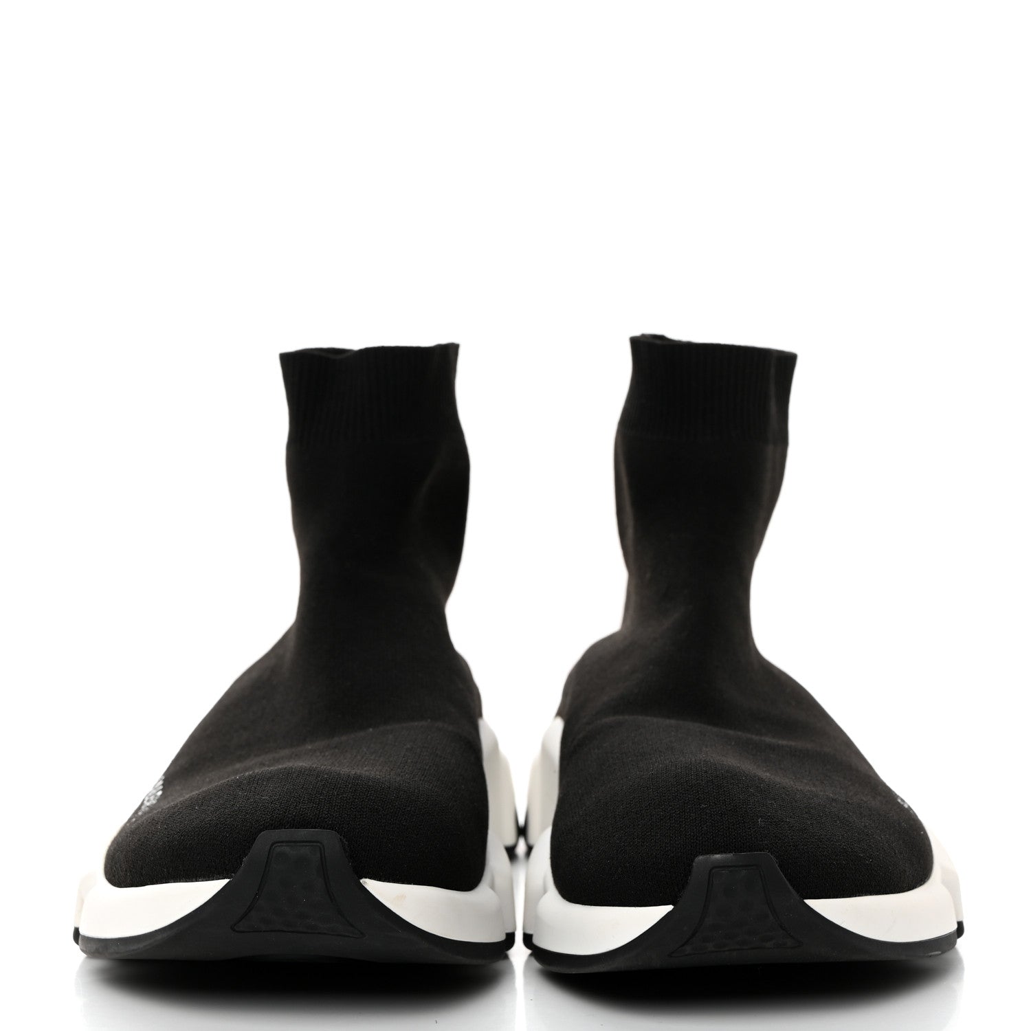 Balenciaga Neoprene Knit Mens Speed Sneakers 44 Black White 2 of 10